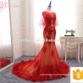 2017 Latest Design Red Wedding Dress Lace Trumpet Wedding Dress Mermaid